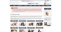 Desktop Screenshot of legaladviceinspain.com