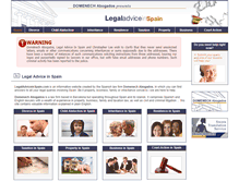 Tablet Screenshot of legaladviceinspain.com